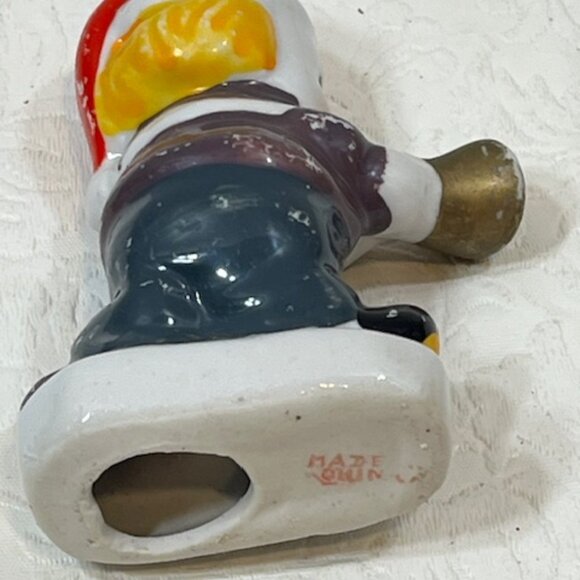 VTG 3 Piece Ceramic CLOWN BAND Figurines Violin Accordion Horn Musicians 3" - Picture 6 of 15